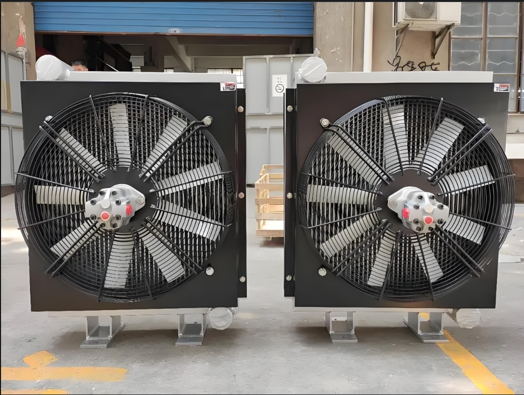 Wind power series radiator